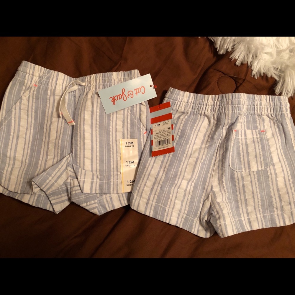 NWT baby shorts for twins